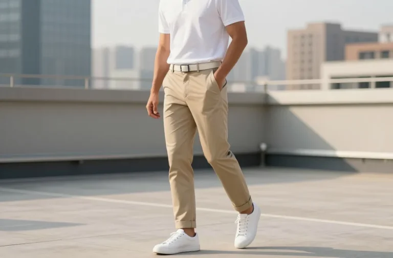 15 Smart Casual Chinos and Sneakers Outfits for Men