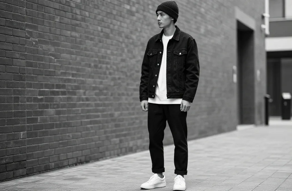 15 Black and White Streetwear Outfit Ideas for Men Who Prefer Easy Style: Quick Wins