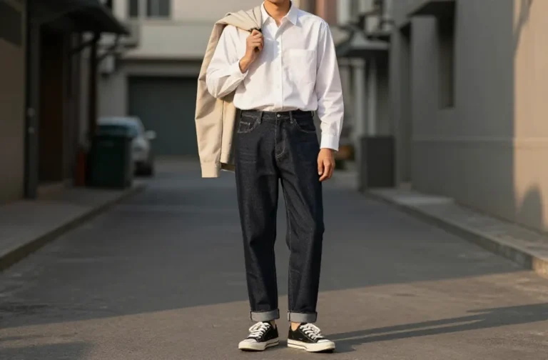 10 Streetwear Outfit Ideas with a White Shirt for Men Who Prefer Easy Style: Quick Fits