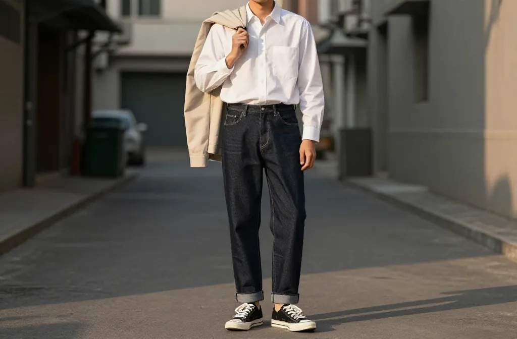 10 Streetwear Outfit Ideas with a White Shirt for Men Who Prefer Easy Style: Quick Fits
