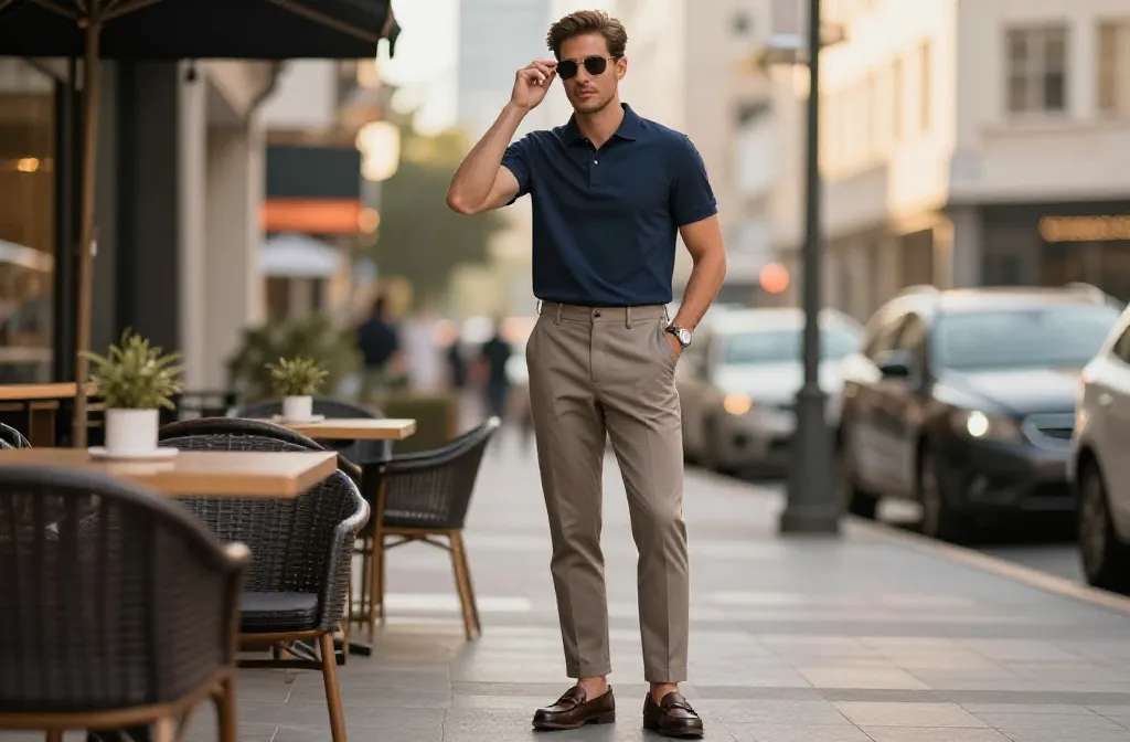 12 Smart Casual Outfits with T-Shirts and Polos for Guys: Easy Style Wins