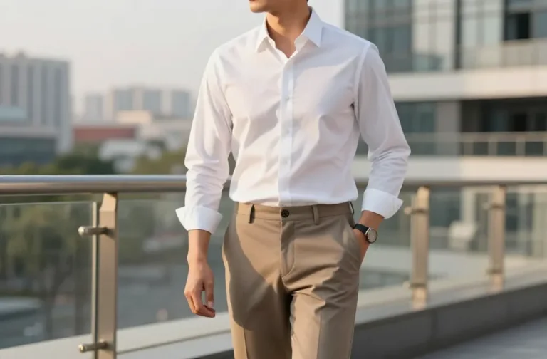 10 Smart Casual Outfit Ideas with a White Shirt for Men to Try You’Ll Love